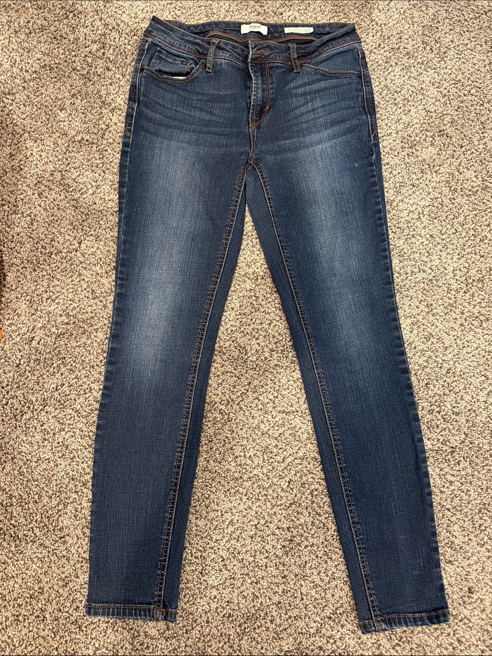 Kensie Women's Dark Blue Skinny Jeans
